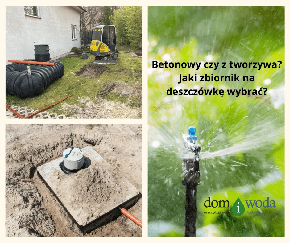 Zbiornik na deszczówkę betonowy czy plastikowy – co wybrać, by nie żałować?